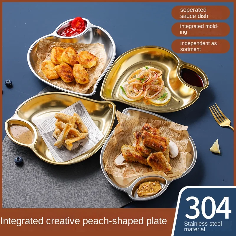 304 vinegar jiaozi plate, stainless steel platter, French fries plate, dividing plate, reunion plate
304 vinegar jiaozi plate, stainless steel platter, French fries plate, dividing plate, reunion plate