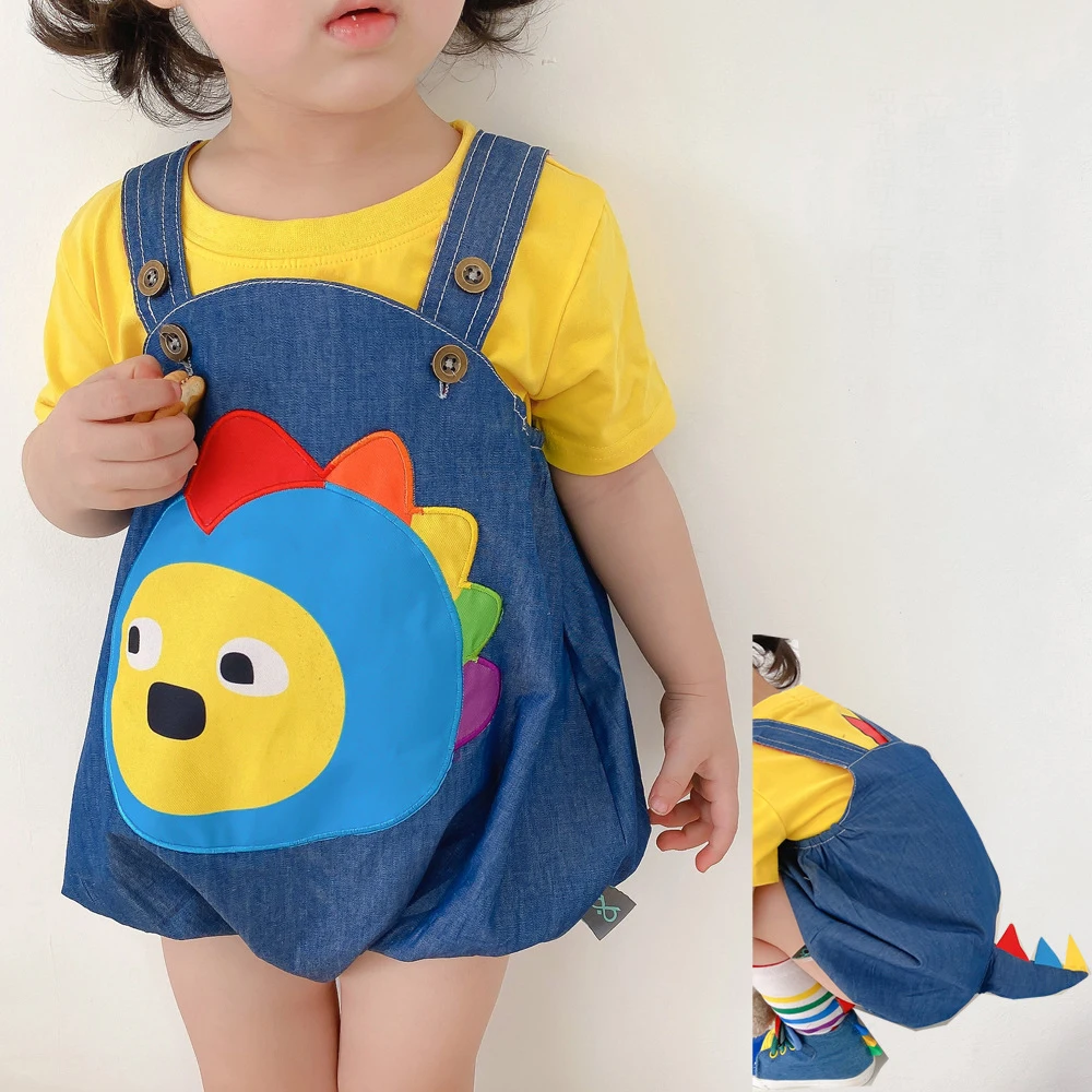 Lemurpapa 0-3Y Children Dinosaur Suspenders trousers Cartoon Korean Overalls Child Fashion Suspender Trousers Stereo Tail
Lemurpapa 0-3Y Children Dinosaur Suspenders trousers Cartoon Korean Overalls Child Fashion Suspender Trousers Stereo Tail