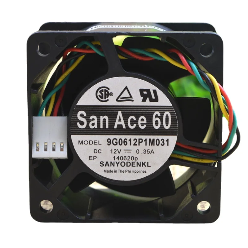 New Fan Sanyo 9G0612P1M031 6038 6cm 12V 0.35A Double Ball Silent Fan Cooling Fan 60X60X38mm
New Fan Sanyo 9G0612P1M031 6038 6cm 12V 0.35A Double Ball Silent Fan Cooling Fan 60X60X38mm