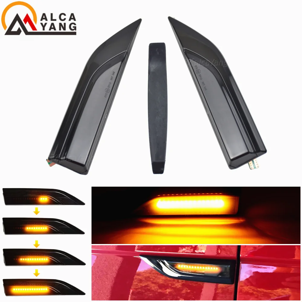 2pcs Dynamic LED Side Marker Lights 12V Flowing Turn Signal Light Sequential Blinker for VW Transporter T6 Caravelle MK VI
2pcs Dynamic LED Side Marker Lights 12V Flowing Turn Signal Light Sequential Blinker for VW Transporter T6 Caravelle MK VI