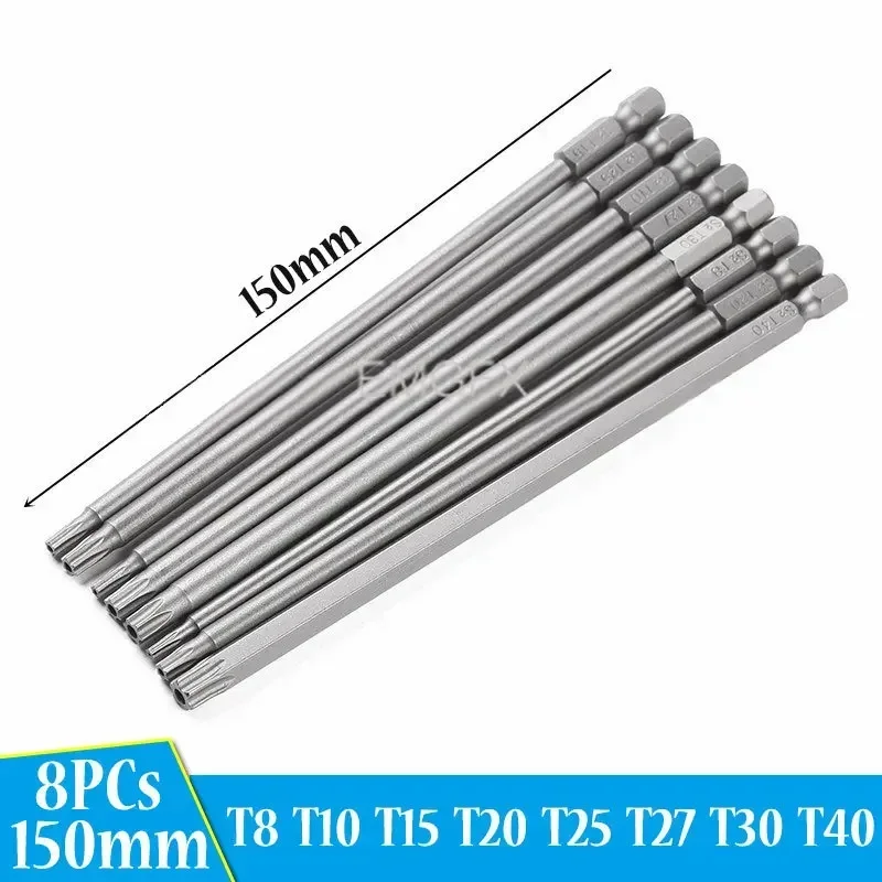 8 шт., отвертка Torx T20, 200 мм, магнитная, устойчивая к несанкционированному доступа, отвертка T8-T40, звездообразный ключ, набор сверл, шестигранный хвостовик 1/4 дюйма
8 шт., отвертка Torx T20, 200 мм, магнитная, устойчивая к несанкционированному доступа, отвертка T8-T40, звездообразный ключ, набор сверл, шестигранный хвостовик 1/4 дюйма