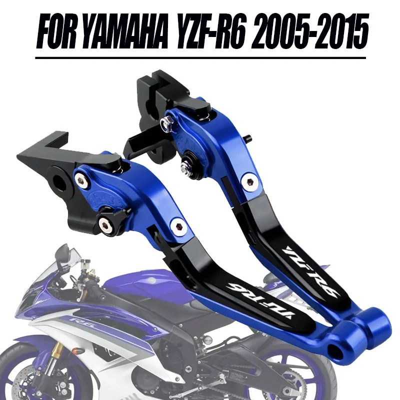 YZFR6 LOGO Motorcycle CNC Aluminum Foldable Adjustment Clutch Brake Handle For YAMAHA YZF-R6 YZF R6 2005-2015 2014 2013 2012
YZFR6 LOGO Motorcycle CNC Aluminum Foldable Adjustment Clutch Brake Handle For YAMAHA YZF-R6 YZF R6 2005-2015 2014 2013 2012