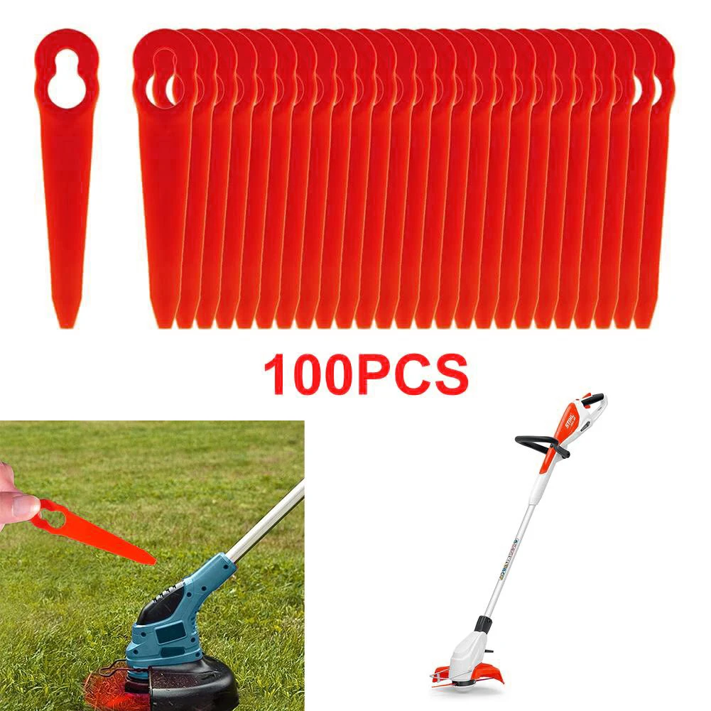 100pCS Plastic Blades Blades 52 Strimmer Compatible For STIHL Plastic Blades Replacement Outdoor Power Equipment String Trimmer
100pCS Plastic Blades Blades 52 Strimmer Compatible For STIHL Plastic Blades Replacement Outdoor Power Equipment String Trimmer