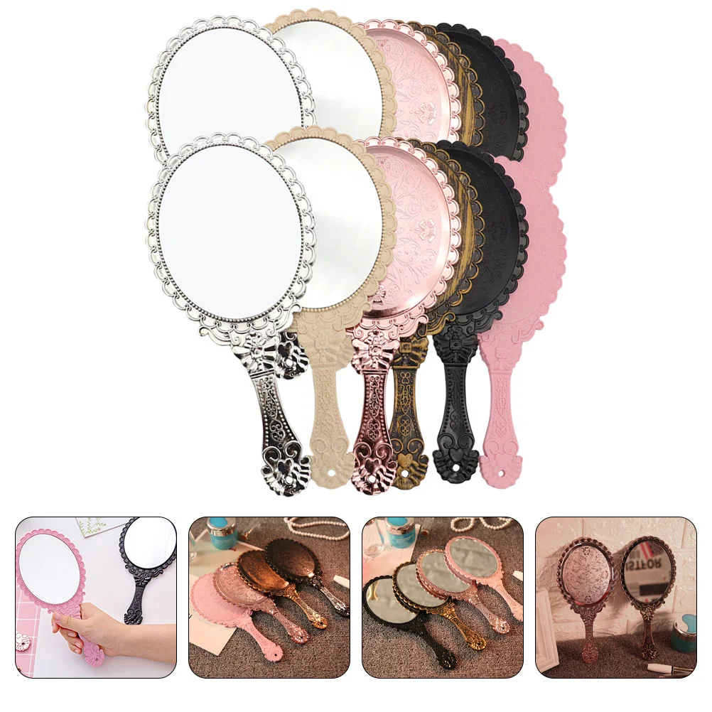 Mirror Hand Makeup Handheld Mirrors Vintage Handle Retro Portable Compact Travel Embossed Vanity Decorative Girl Beauty Royal
Mirror Hand Makeup Handheld Mirrors Vintage Handle Retro Portable Compact Travel Embossed Vanity Decorative Girl Beauty Royal