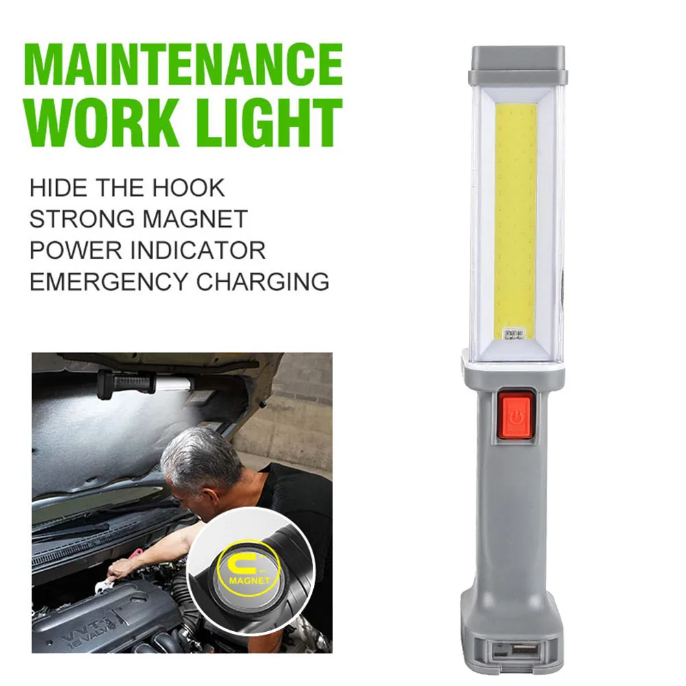Handheld 72LED Work Flashlight USB Rechargeable Hanging Hook Magnetic Flashlight Portable Maintenance LED Torch Lamp
Handheld 72LED Work Flashlight USB Rechargeable Hanging Hook Magnetic Flashlight Portable Maintenance LED Torch Lamp
