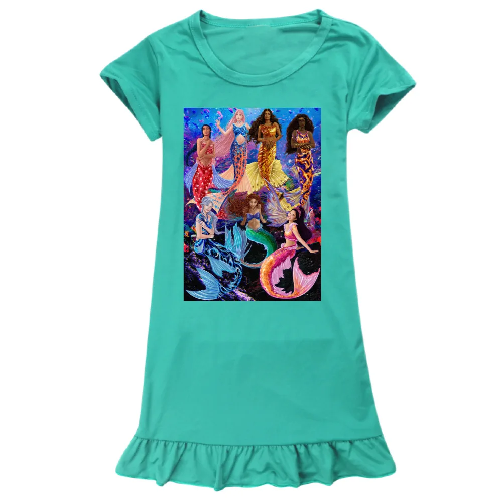 Girls the little mermaid Nightgowns Children's Nightdress Cotton Summer Thin Pyjama Kids Home Clothes Pajamas Dress Sleepwear
Girls the little mermaid Nightgowns Children's Nightdress Cotton Summer Thin Pyjama Kids Home Clothes Pajamas Dress Sleepwear