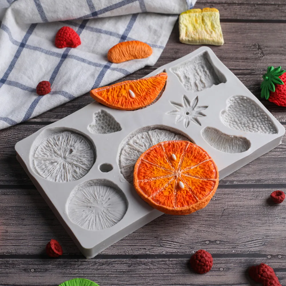 Orange Shape Fruit Silicone Mold Lemon Strawberry Pineapple Diy Fondant Cake Mold Chocolate Fudge Tool Baking Utensils
Orange Shape Fruit Silicone Mold Lemon Strawberry Pineapple Diy Fondant Cake Mold Chocolate Fudge Tool Baking Utensils