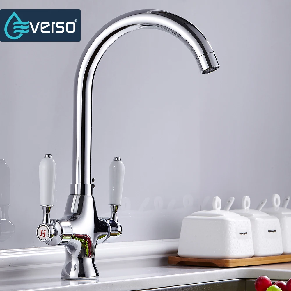 EVERSO Kitchen Taps Water Tap Sink Mixer Tap Faucet Kitchen Sink Faucet Cold and Hot Mixer Saving Water Aerators
EVERSO Kitchen Taps Water Tap Sink Mixer Tap Faucet Kitchen Sink Faucet Cold and Hot Mixer Saving Water Aerators