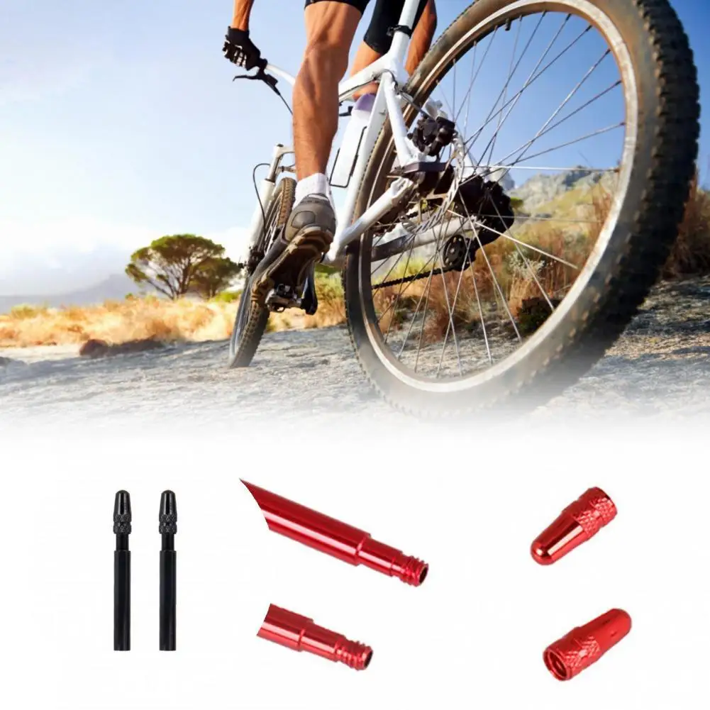 2Pcs Helpful Professional Bike Valve Extension Valve Extension Nozzle Aluminum Alloy Wear-resistant
2Pcs Helpful Professional Bike Valve Extension Valve Extension Nozzle Aluminum Alloy Wear-resistant