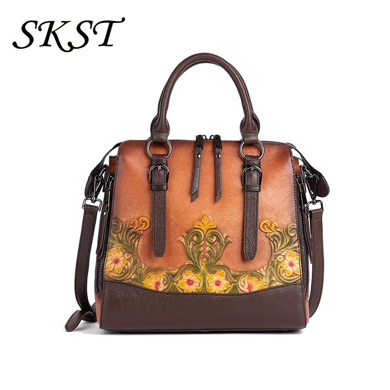 Женская сумочка из натуральной кожи в стиле ретро, китайская сумка на одно плечо через плечо, сумка из воловьей кожи с верхним слоем 
Женская сумочка из натуральной кожи в стиле ретро, китайская сумка на одно плечо через плечо, сумка из воловьей кожи с верхним слоем