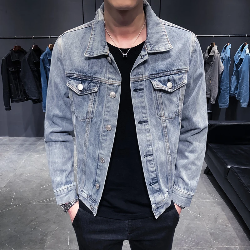 2022 Classic Style Men's Vintage Blue Denim Jacket Spring and Autumn New Stretch Cotton Casual Jeans Coat Male Brand Clothes 5XL
2022 Classic Style Men's Vintage Blue Denim Jacket Spring and Autumn New Stretch Cotton Casual Jeans Coat Male Brand Clothes 5XL