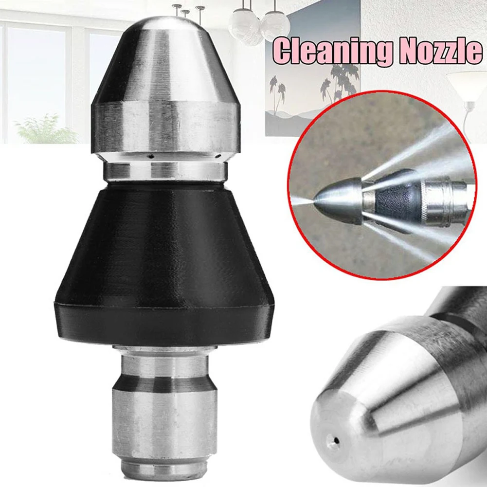 1/4 inch Quick High Pressure Washer Sewer Cleaner Nozzles Washing Machine Drain Pipe Dredging Cleaning Nozzle
1/4 inch Quick High Pressure Washer Sewer Cleaner Nozzles Washing Machine Drain Pipe Dredging Cleaning Nozzle