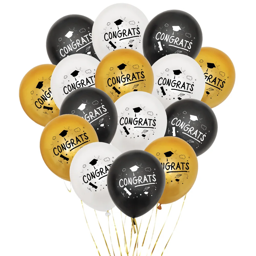2022 Graduation Season 12-inch Latex Gold Balloons Graduation Cap Printing Ballon Celebration Graduation Carnival Baloon Supplie
2022 Graduation Season 12-inch Latex Gold Balloons Graduation Cap Printing Ballon Celebration Graduation Carnival Baloon Supplie