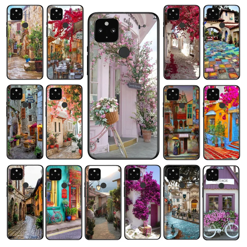 

Travel italy France Flower Sceneary Phone Case for Google Pixel 7 7Pro 6 Pro 6A 5A 4A 3A Pixel 4 XL 5 6 4 3 XL 3A 2 XL