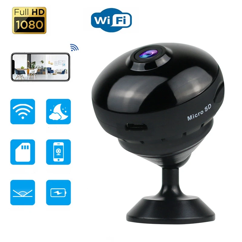 Mini Camera 1080P Wireless WiFi IP Camera Home Security Night Vision Magnetic Mini Camcorder Surveillance Small Cam Baby Monitor
Mini Camera 1080P Wireless WiFi IP Camera Home Security Night Vision Magnetic Mini Camcorder Surveillance Small Cam Baby Monitor