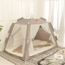 3Second Fully Automatic Quick Open Childrens Winter Bed Tent Indoor Household Adult Sleeping Ground Thickened Insulation