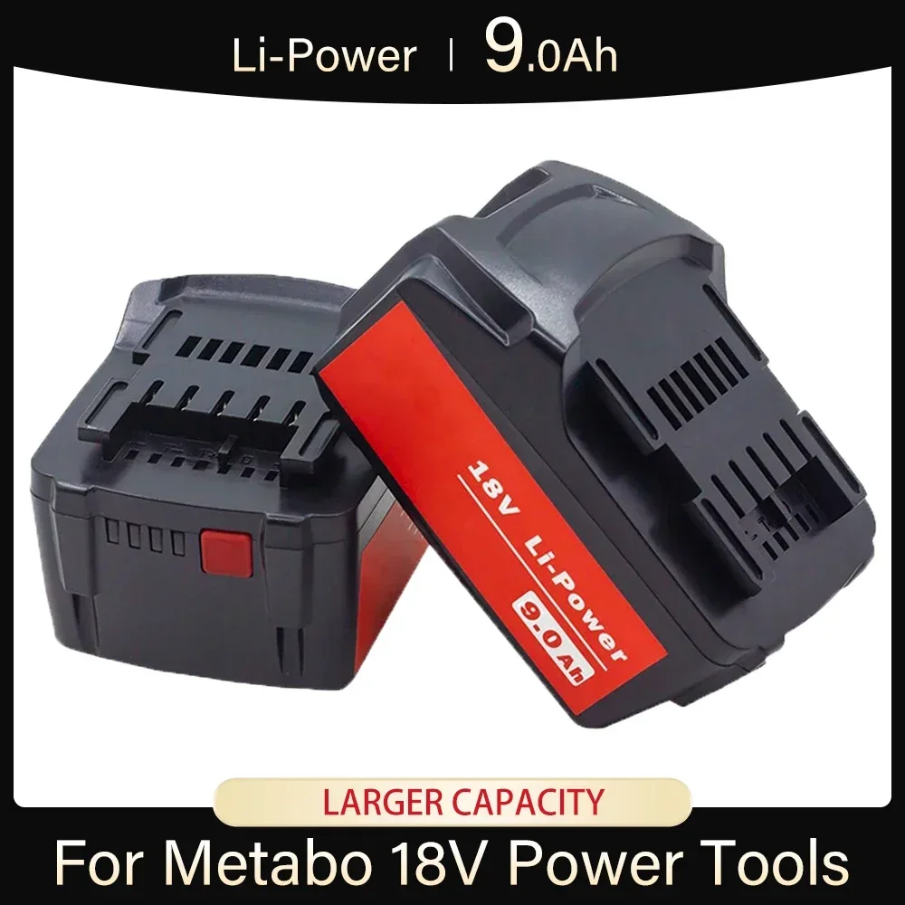 Rechargeable Battery for metabo 18v 9.0Ah Wireless Power Tools Drill Bit Driver Replace 625592000 625591000 Spare Tool Battey
Rechargeable Battery for metabo 18v 9.0Ah Wireless Power Tools Drill Bit Driver Replace 625592000 625591000 Spare Tool Battey
