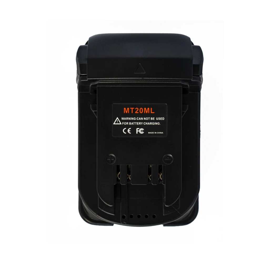 Battery Converter Adapter For Makita 18V Li-Ion Battery Bl1830 Bl1860 Bl1815 Switch to Milwaukee Li-Ion Battery MT20ML
Battery Converter Adapter For Makita 18V Li-Ion Battery Bl1830 Bl1860 Bl1815 Switch to Milwaukee Li-Ion Battery MT20ML