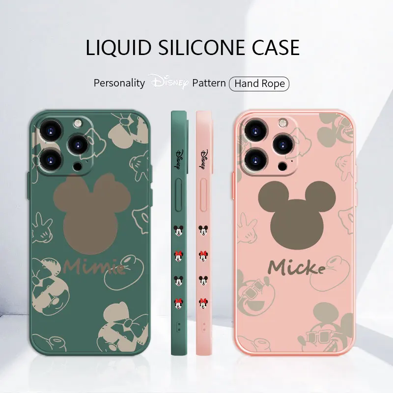 Phone Fashion Liquid Case for Apple iPhone 11 12 13 Pro Max 7 8 Plus SE XS iPhon Disney Mickey Minnie Gold Line Tile Silicone
Phone Fashion Liquid Case for Apple iPhone 11 12 13 Pro Max 7 8 Plus SE XS iPhon Disney Mickey Minnie Gold Line Tile Silicone