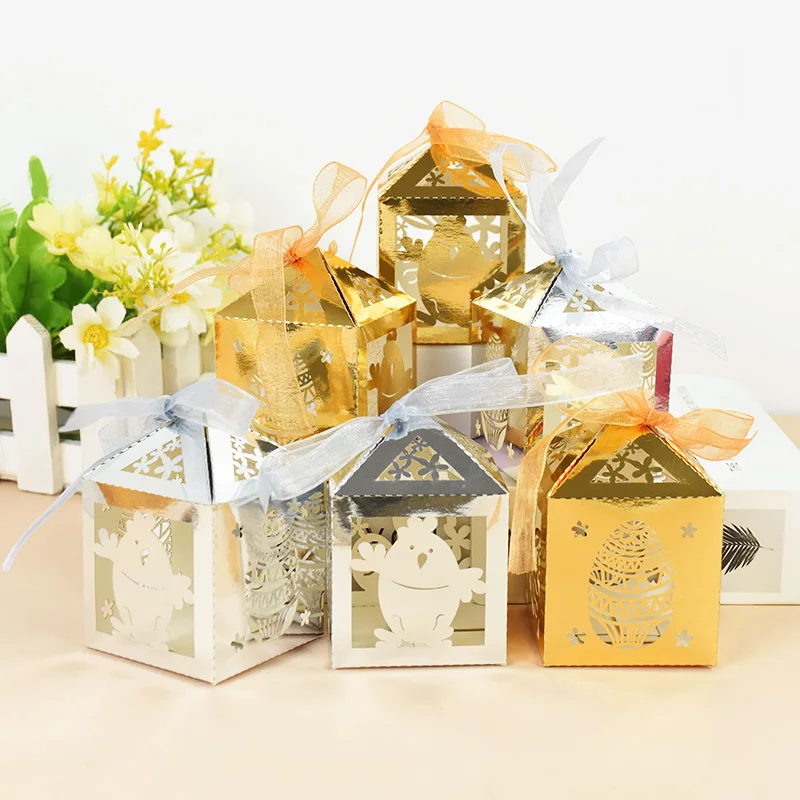 20pcs Easter Hollowed Candy Box Eggs Chick Rabbit Bunny Paperboard Gift Boxes Chocolate Packaging Kids Favors Box DIY Decoration
20pcs Easter Hollowed Candy Box Eggs Chick Rabbit Bunny Paperboard Gift Boxes Chocolate Packaging Kids Favors Box DIY Decoration