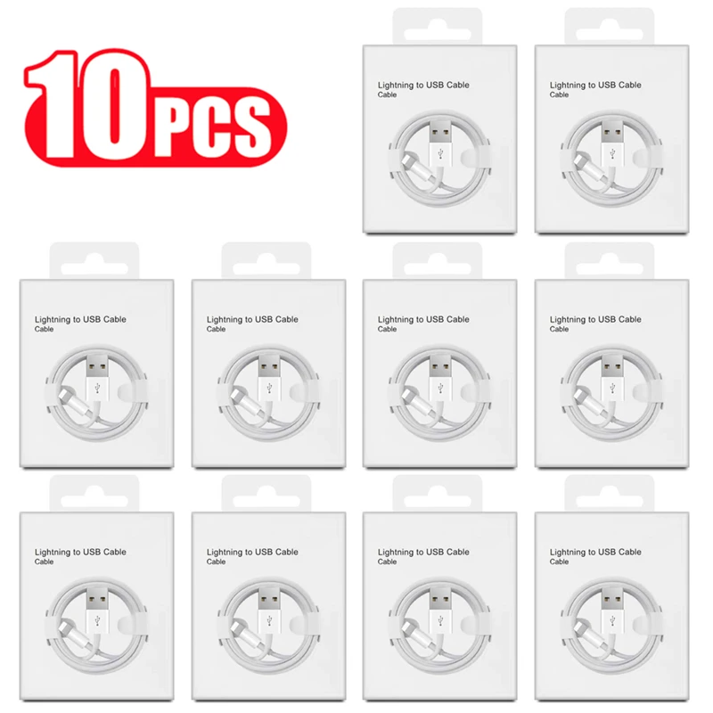 10 PCS 1m USB Charging Data Cable for iPhone 14 8 7 6 6S Plus X XR XS 11 12 13 Pro Max 5 Fast Charger Cord Cable With Retail Box
10 PCS 1m USB Charging Data Cable for iPhone 14 8 7 6 6S Plus X XR XS 11 12 13 Pro Max 5 Fast Charger Cord Cable With Retail Box