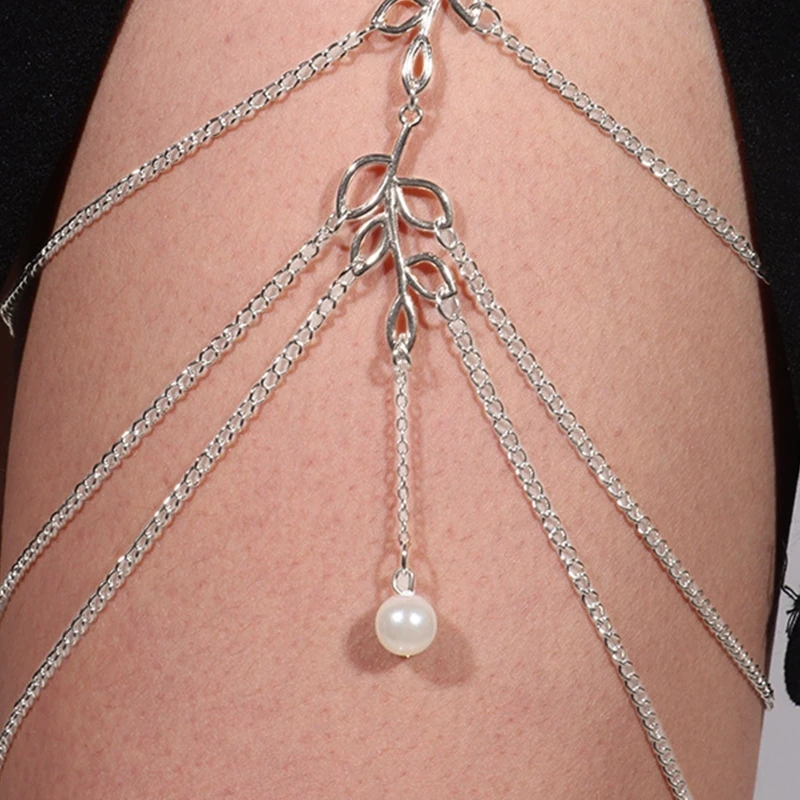 Punk Leg Chain Garter Dangle Pearl Long Tassel Thigh Chain Elastic Sexy Body Chain Jewelry Nightclub Party for Drop Shipping
Punk Leg Chain Garter Dangle Pearl Long Tassel Thigh Chain Elastic Sexy Body Chain Jewelry Nightclub Party for Drop Shipping