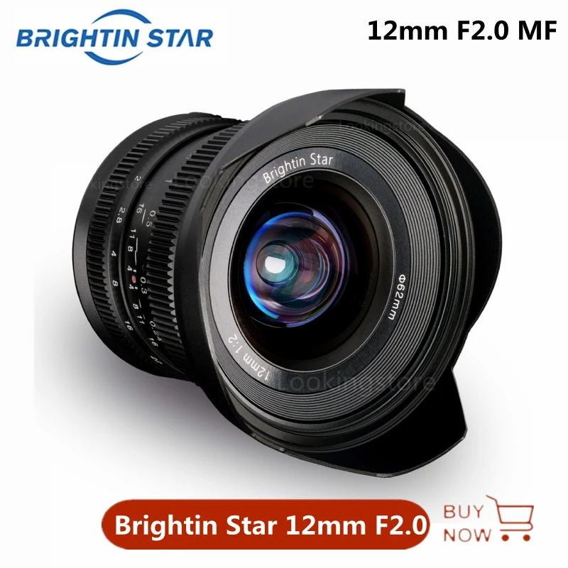 Brightin Star 12 мм F2.0 основной объектив с ручной фокусировкой ультра широкий угол для Canon EF-M Sony E Fujifilm Fuji X FX M4/3 беззеркальное крепление
Brightin Star 12 мм F2.0 основной объектив с ручной фокусировкой ультра широкий угол для Canon EF-M Sony E Fujifilm Fuji X FX M4/3 беззеркальное крепление