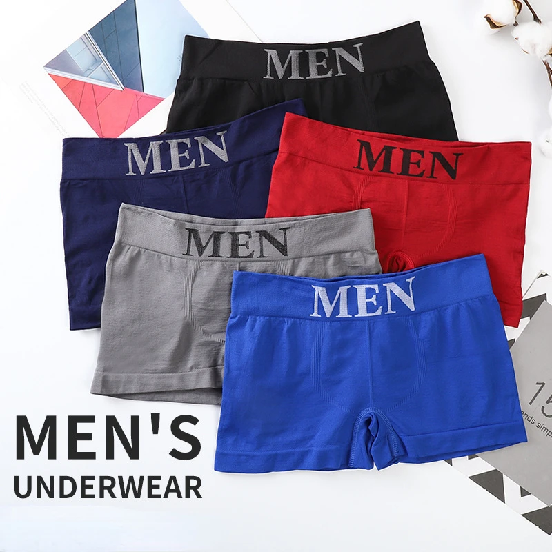 Male Panties Men's Underwear Boxers Breathable Mens Boxer Solid Underpants Comfortable Brand Shorts Black Blue Mens Underwear
Male Panties Men's Underwear Boxers Breathable Mens Boxer Solid Underpants Comfortable Brand Shorts Black Blue Mens Underwear