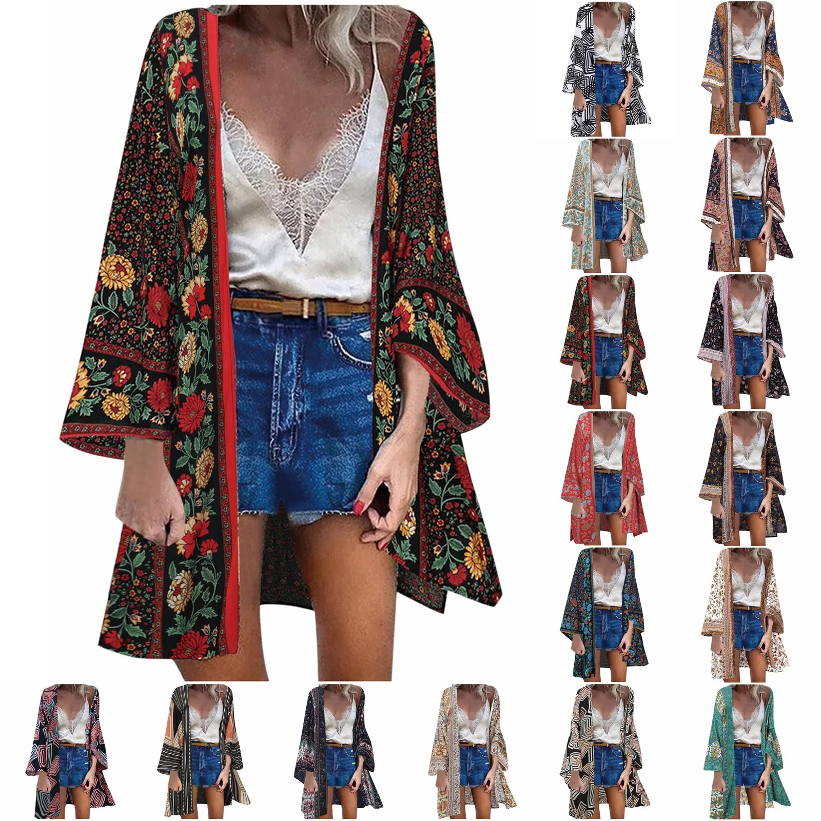 Purple Womens Long Sleeve Top Women Fashion Bohemia Print Long Sleeve Loose Cardigan Beach Holiday Tops Wide Stripe Shirt
Purple Womens Long Sleeve Top Women Fashion Bohemia Print Long Sleeve Loose Cardigan Beach Holiday Tops Wide Stripe Shirt