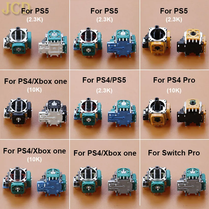 JCD 1pcs For Xbox One Switch Pro Controller 3Pin 3D Analog Stick Joystick Rocker Sensor Module Replacement For PS3 PS4 PS5
JCD 1pcs For Xbox One Switch Pro Controller 3Pin 3D Analog Stick Joystick Rocker Sensor Module Replacement For PS3 PS4 PS5