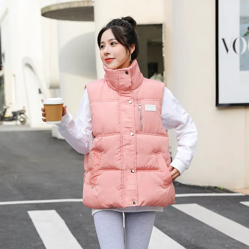 Winter Coat Vest Women's Short Winter Coat Vest 2022 New Down Cotton Waistcoat To Wear Vest Jacket Outside Casaco Feminino
Winter Coat Vest Women's Short Winter Coat Vest 2022 New Down Cotton Waistcoat To Wear Vest Jacket Outside Casaco Feminino