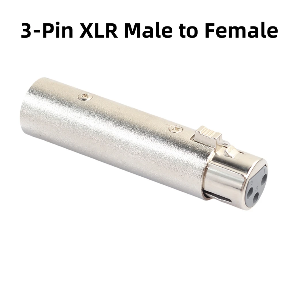 Female-Male 3-Pin XLR Converter Audio Audio Electronics Connections Connector Metal Cased Microphone Zinc Alloy
Female-Male 3-Pin XLR Converter Audio Audio Electronics Connections Connector Metal Cased Microphone Zinc Alloy