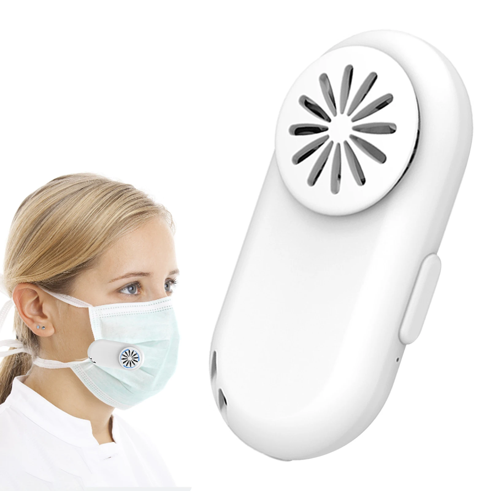 Face Clip Fan Rechargeable Air Fan Portable Fans Clipping Circling Air Fan Air Purifiers For Outdoor Sports Personal Face Cover
Face Clip Fan Rechargeable Air Fan Portable Fans Clipping Circling Air Fan Air Purifiers For Outdoor Sports Personal Face Cover