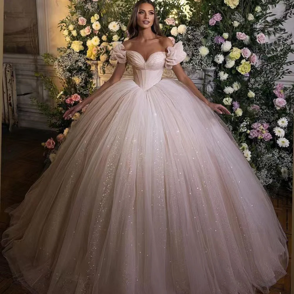 

Roseca Ye Sweetheart Sleeveless Exquisite Wedding Dresses 2022 Chapel Train Lace Wedding Gowns Vestido De Noiva Custom Made
