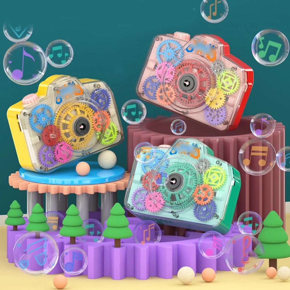 Kids Camera Bubble Blowing Toys With Realistic Shutter Sound Automatic Soap Bubble Machine Light Music Electric Toy For Outdoor
Kids Camera Bubble Blowing Toys With Realistic Shutter Sound Automatic Soap Bubble Machine Light Music Electric Toy For Outdoor