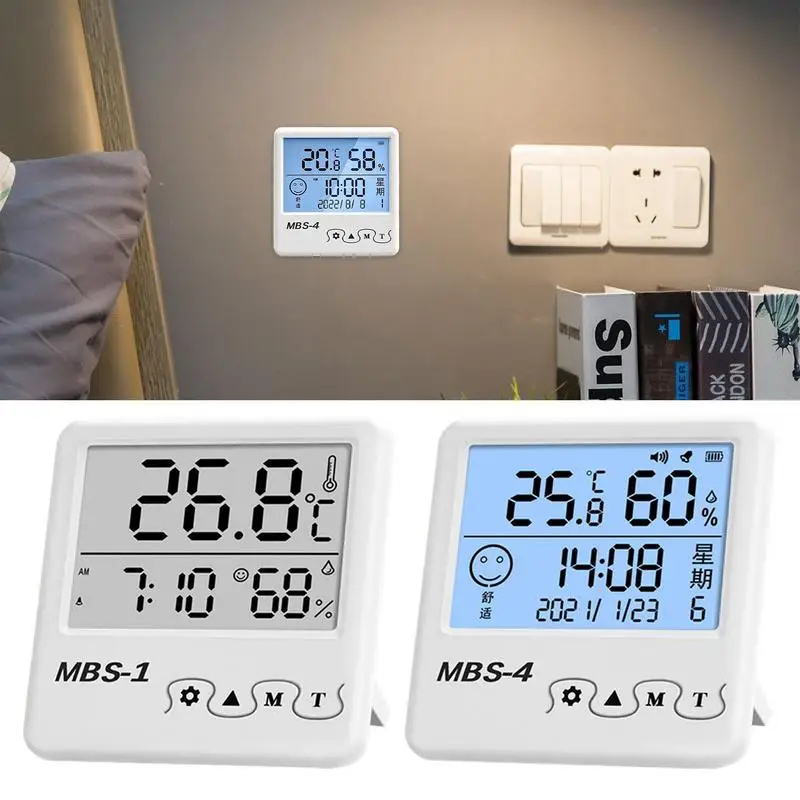

Комнатный цифровой термометр, комнатный датчик влажности и температуры для внутреннего дворика, сада, погреба, дома