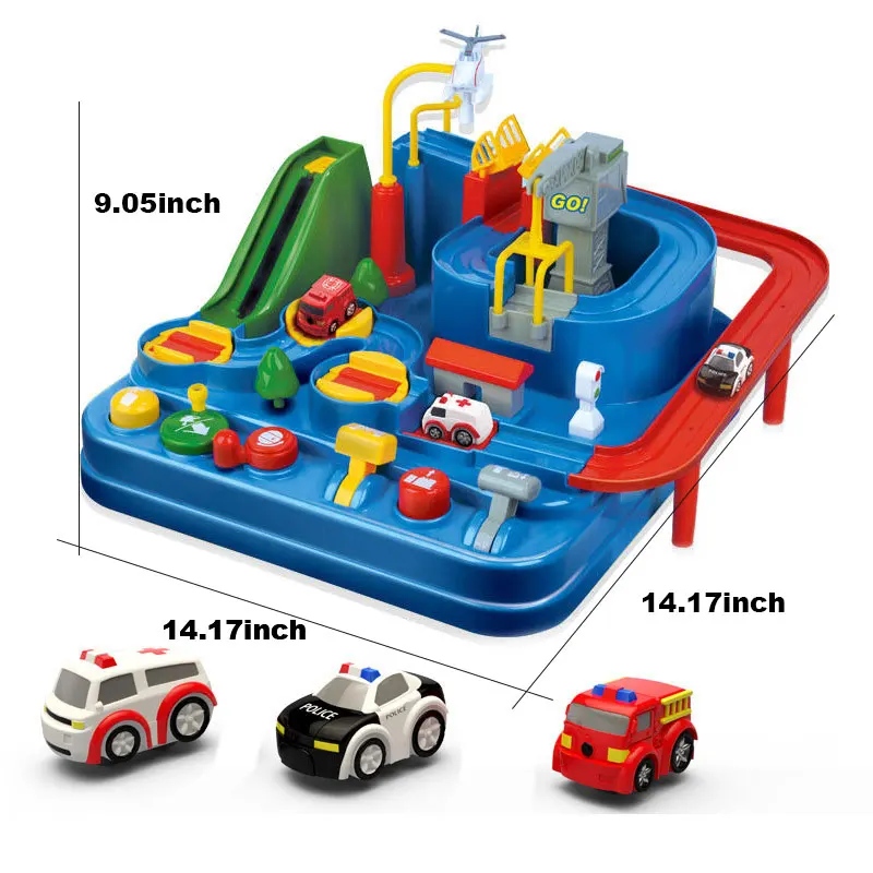 Preschool Educational City Rescue Cartoon Car Race Track Big Adventure Puzzle Rail Car Coasting Magnetic Slot Toys For Kids
Preschool Educational City Rescue Cartoon Car Race Track Big Adventure Puzzle Rail Car Coasting Magnetic Slot Toys For Kids