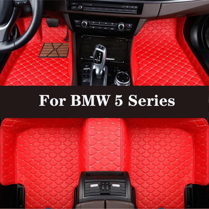 

Полностью объемный Кожаный Автомобильный напольный коврик на заказ для BMW 5 серии 2014-2016 (модельный год) автомобильные аксессуары для интерьера автомобиля