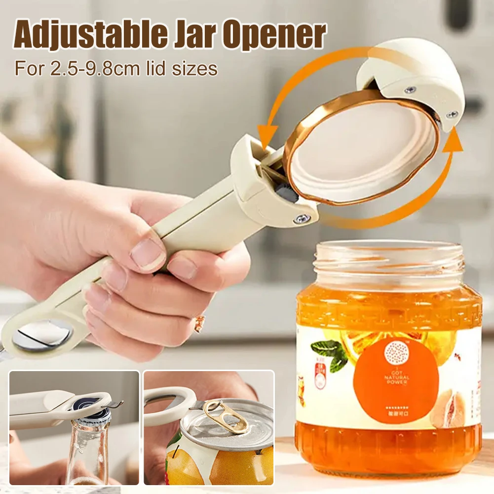 1Pc Multi-function Retractable Bottle Opener Stainless Steel Lid Opener Diam 2.5-9.8cm Adjust Wine Beer Can Opener Kitchen Tools
1Pc Multi-function Retractable Bottle Opener Stainless Steel Lid Opener Diam 2.5-9.8cm Adjust Wine Beer Can Opener Kitchen Tools
