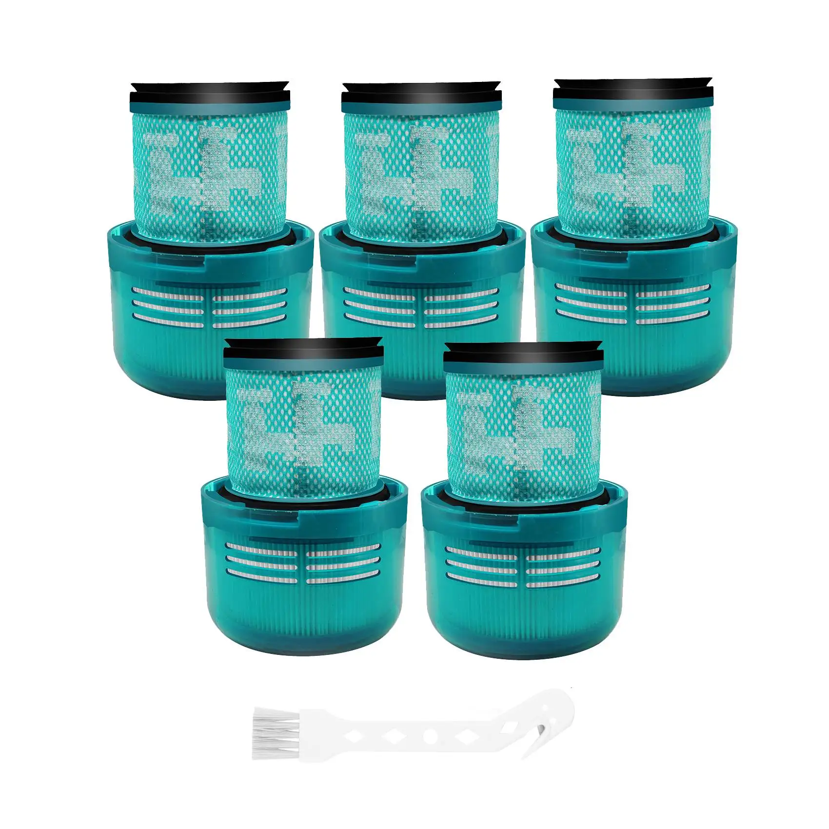 5Pcs Washable Hepa Filter for Dyson V15 V11 SV14 Cordless Stick Vacuum Cleaner Filters Spare Parts with Clean Brush
5Pcs Washable Hepa Filter for Dyson V15 V11 SV14 Cordless Stick Vacuum Cleaner Filters Spare Parts with Clean Brush