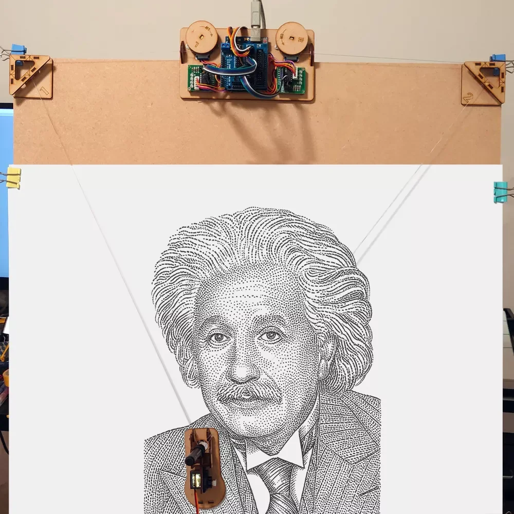 Drawbot Draw Line Plotter Wall Painting Robot Scribit Maker Project Kit Polargraph
Drawbot Draw Line Plotter Wall Painting Robot Scribit Maker Project Kit Polargraph
