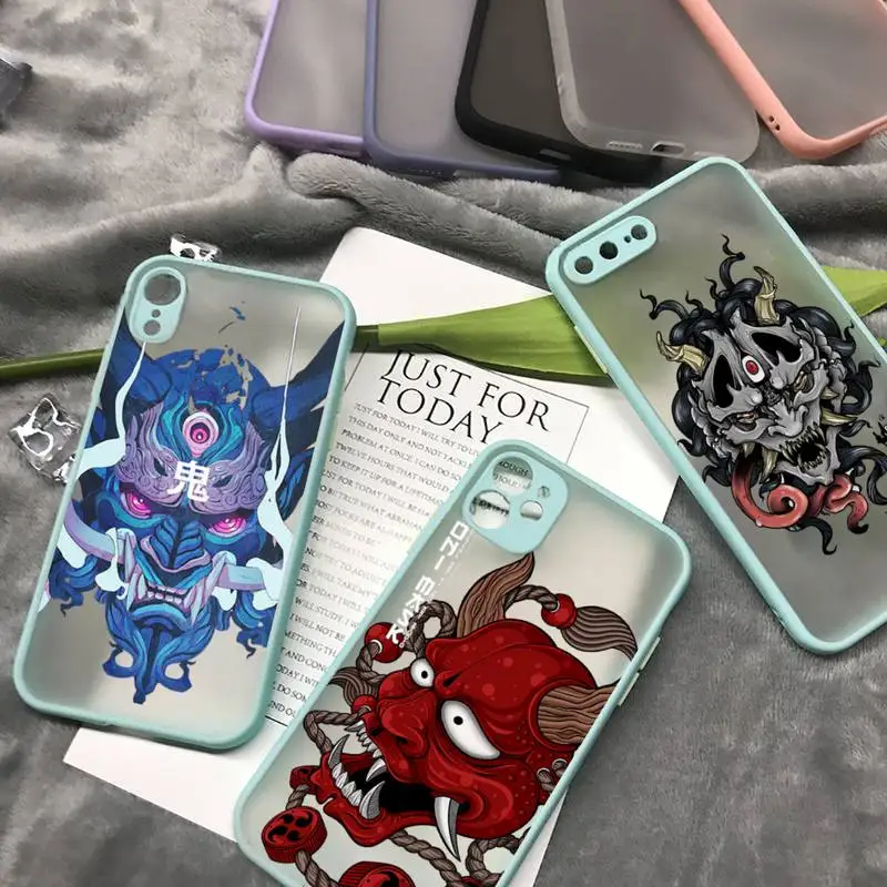 Samurai Oni japanese Mask Phone Case matte transparent For iphone 7 8 11 12 13 plus mini x xs xr pro max cover
Samurai Oni japanese Mask Phone Case matte transparent For iphone 7 8 11 12 13 plus mini x xs xr pro max cover