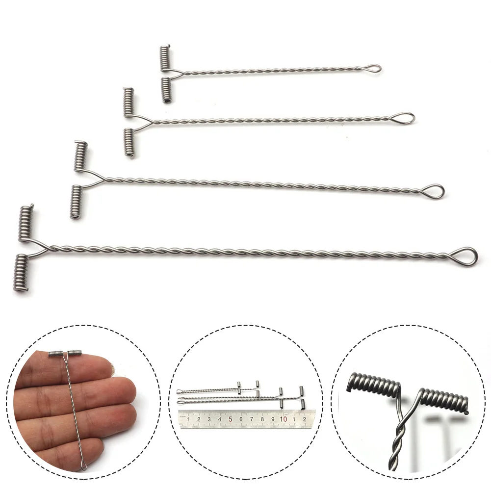 100Pcs Balance Hook Arms Trace Wire Leader Arm Connectors Swivel Fishing Rigging Fish Tackle Pesca Tool Accessory 6/8/10/12/15cm
100Pcs Balance Hook Arms Trace Wire Leader Arm Connectors Swivel Fishing Rigging Fish Tackle Pesca Tool Accessory 6/8/10/12/15cm