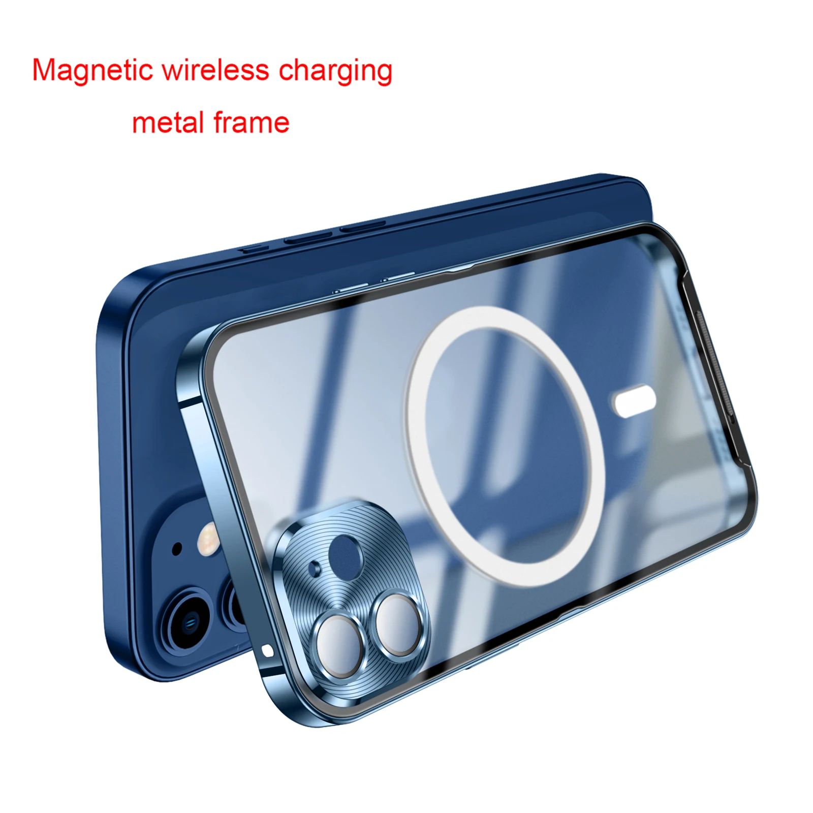 For iPhone 11 Wireless Charging Case Shockproof Translucent Frosted Magnetic Core Back case 11mini Luxury Metal case
For iPhone 11 Wireless Charging Case Shockproof Translucent Frosted Magnetic Core Back case 11mini Luxury Metal case