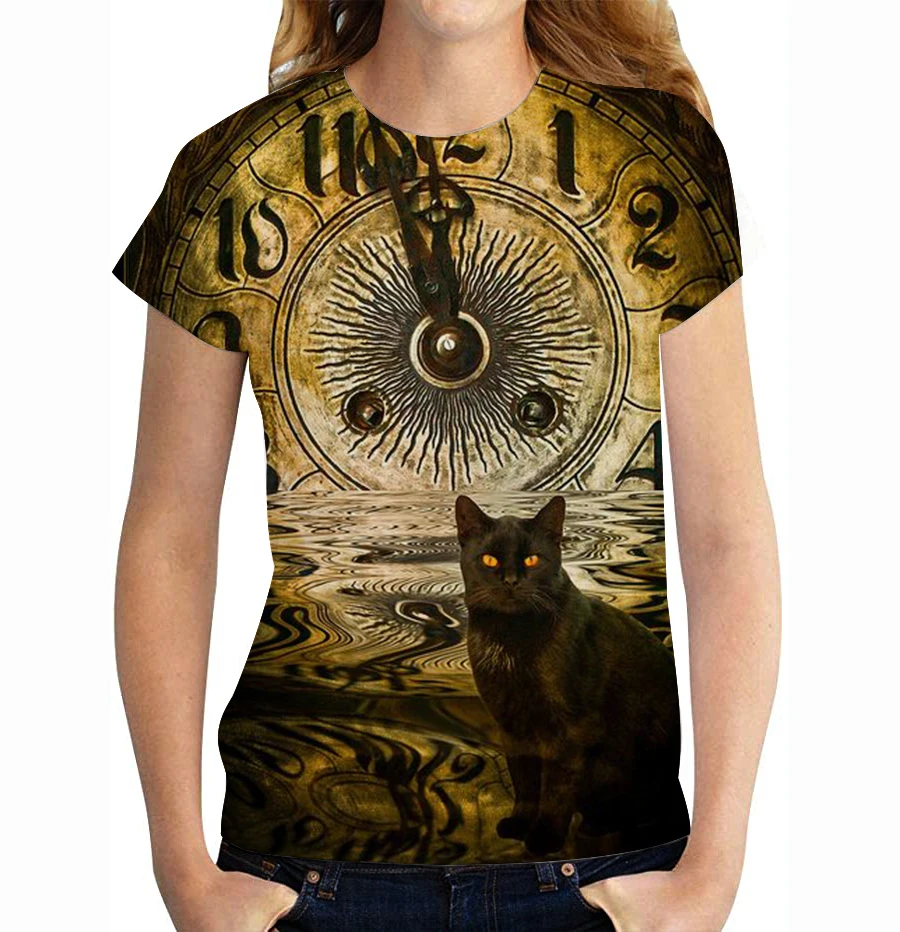 Women's round neck short sleeve blouse, loose casual wear, 3D design for cats and owls on the street, new summer success 2022
Women's round neck short sleeve blouse, loose casual wear, 3D design for cats and owls on the street, new summer success 2022