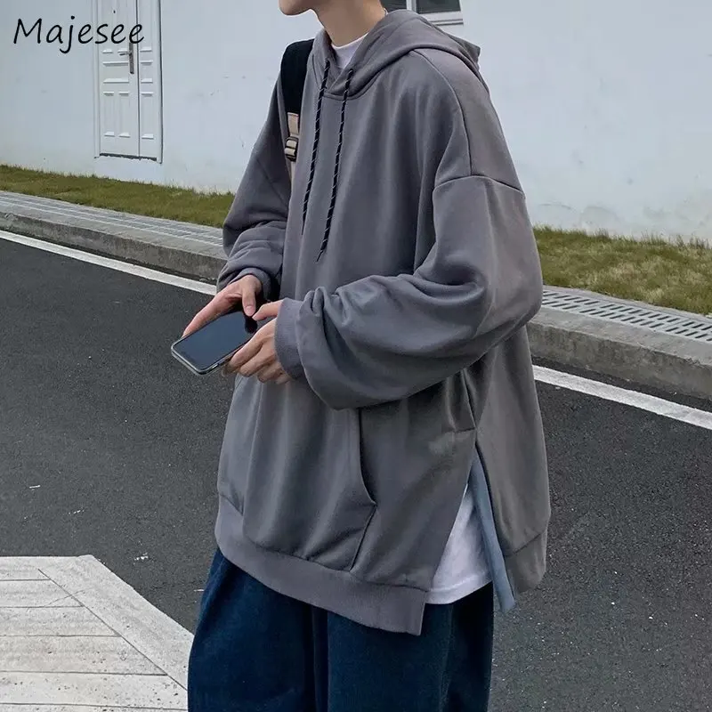 Men With Hat Hoodies Solid Side-slit Design Fashion Ins Korean Style Casual Loose All-match Spring New Students Popular Harajuku
Men With Hat Hoodies Solid Side-slit Design Fashion Ins Korean Style Casual Loose All-match Spring New Students Popular Harajuku