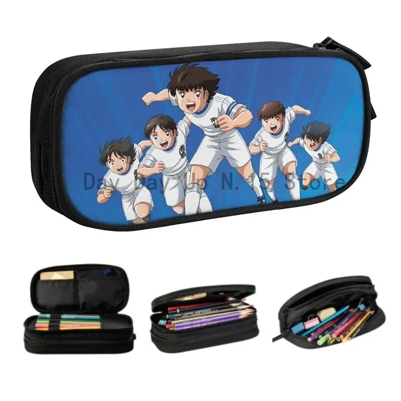 Cute Captain Tsubasa Newteam Pencil Case for Girls Boys Custom Anime Japanese Football Large Capacity Pen Box Bag Stationery
Cute Captain Tsubasa Newteam Pencil Case for Girls Boys Custom Anime Japanese Football Large Capacity Pen Box Bag Stationery