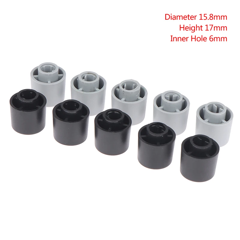 5Pcs Plastic Half Shaft Knob Diameter 15.8mm Height 17mm Potentiometer Encoder Knob D-Shaped Inner Hole 6mm
5Pcs Plastic Half Shaft Knob Diameter 15.8mm Height 17mm Potentiometer Encoder Knob D-Shaped Inner Hole 6mm