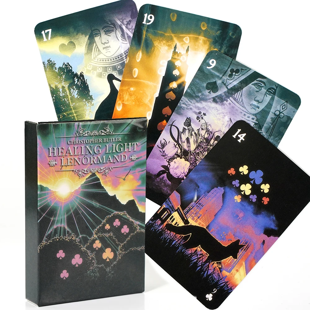 the healing Light Lenormand Cards 38pcs Cards Christopher Butler divination Card game Deck Oracle card New beginner
the healing Light Lenormand Cards 38pcs Cards Christopher Butler divination Card game Deck Oracle card New beginner