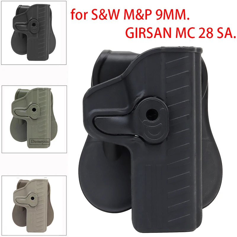 Tactical Gun Holster for S&W M&P 9MM. GIRSAN MC 28 SA. Military Airsoft Pistol Holsters
Tactical Gun Holster for S&W M&P 9MM. GIRSAN MC 28 SA. Military Airsoft Pistol Holsters